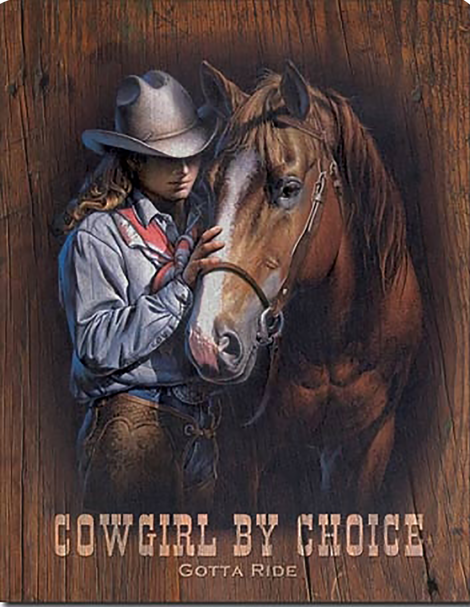 Cowgirl By Choice Tin 